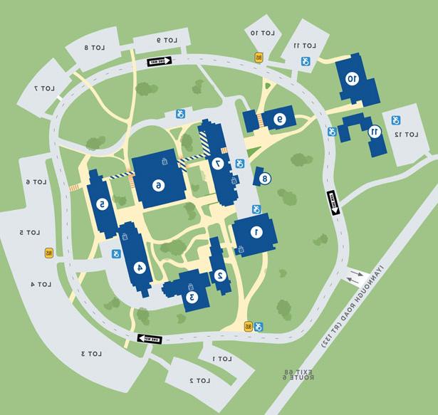 Map of the West Barnstable campus